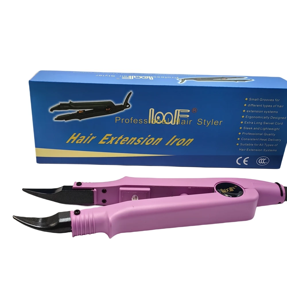 L611 hair extension iron 2 in1 D Tip Hair extension removal Iron Hair Connector connettore per capelli a calore controllabile a temperatura