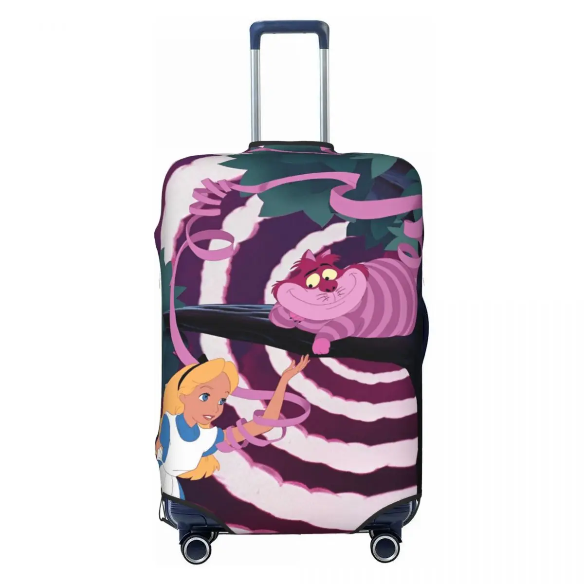 

My Cheshire Cat Animal Suitcase Cover Holiday Alice In Wonderland Practical Luggage Supplies Travel Protection