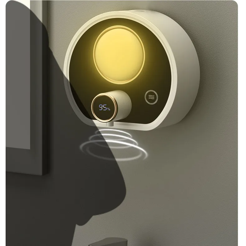 Creative Design Wall-mounted Automatic Soap Dispenser With Night Light 200ml Rechargeable Hand