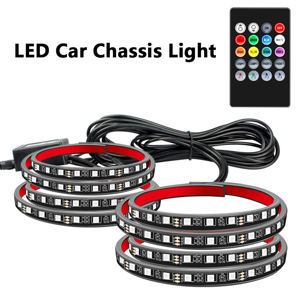 Car Chassis Light LED Underglow Light 12V Waterproof LED 5W Rock Lights For Car With PVC Shell