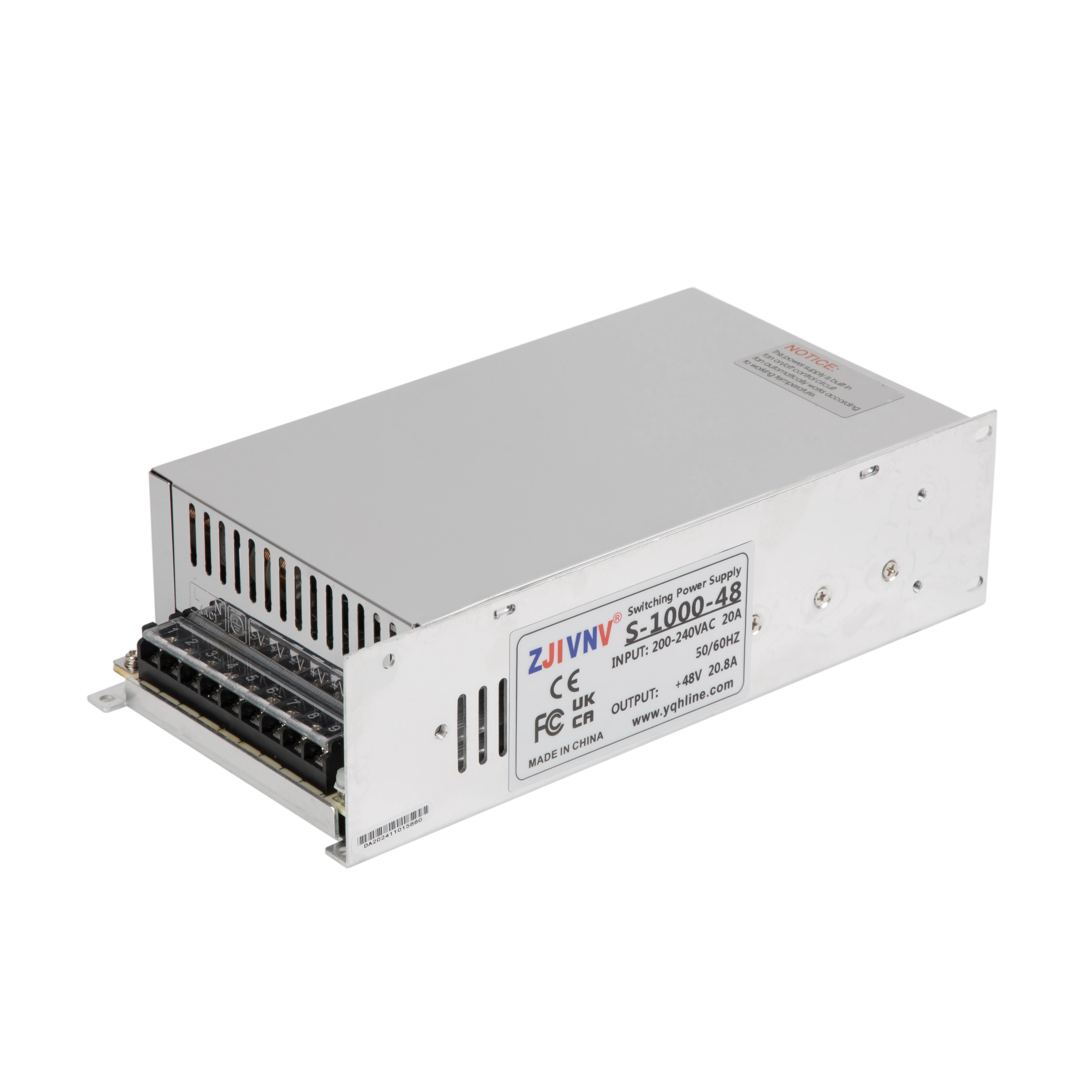 

Высококачественный импульсный источник питания AC/DC 1000 Вт, 12 В, 83 А для LED, лабораторий, видеонаблюдения, ЧПУ и промышленности – Гарантия низкой цены!