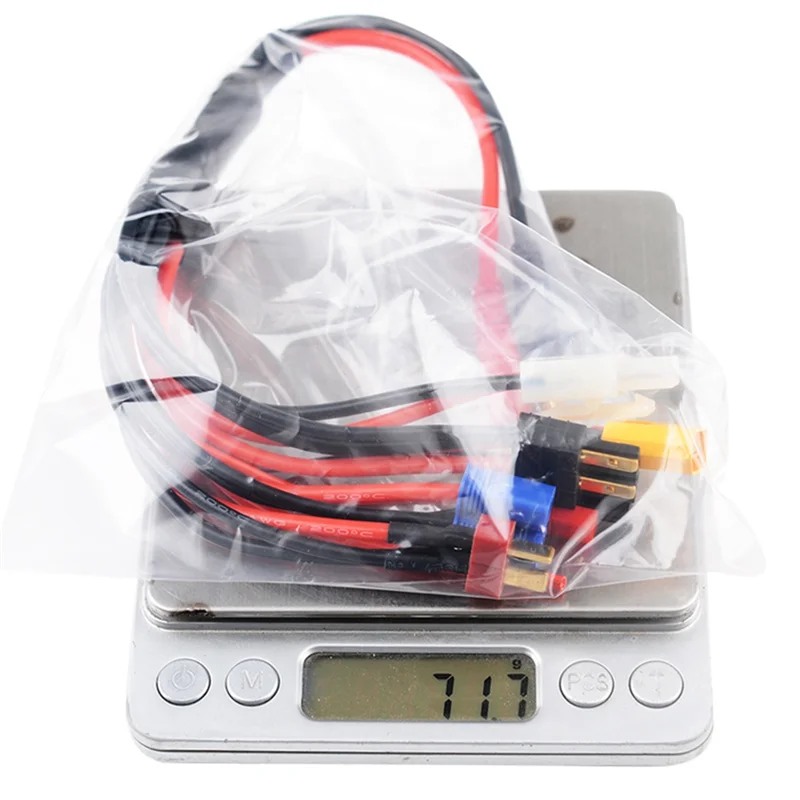 Advanced 8 In 1 RC Lipo Battery Charger Splitter Cable Adapter Connector 4.0Mm Banana Plug To JST T Plug XT60 EC3 Futabas Tamiya