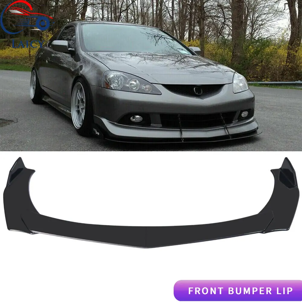 LAICY For Acura RSX 2002-2006 Car Front Bumper Lip Body Kit Canard Lip Diffuser Splitter Spoiler Anti Scratch Guard Body Shovel