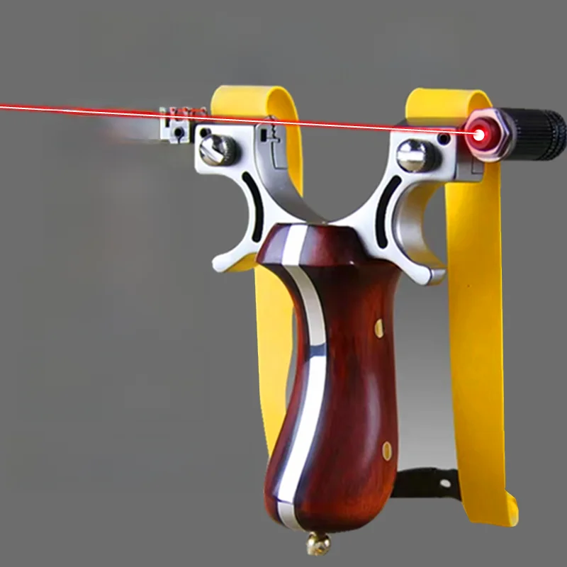 high-precision-flat-leather-slingshot-powerful-new-model-large-efficacy-competition-special-infrared-laser-slingshot-toy