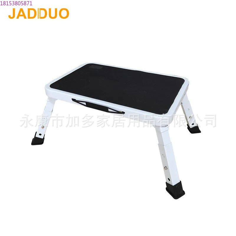 

Stainless steel white one-step anti-skid pedal stool car wash stool car wipe folding stool climbing ladder