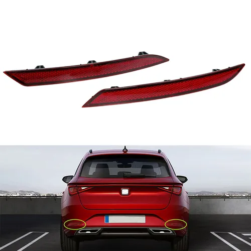 Para Seat Leon 2021 2022 2023 2024 lámpara reflectora de parachoques trasero conjunto de luz de señal de parada trasera 5FA945105C 5FA945106C