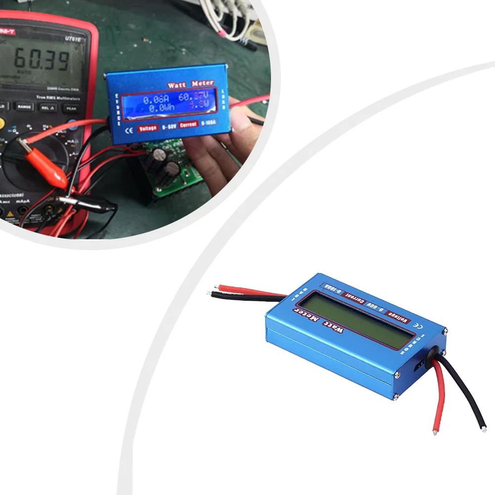 Power Tester Battery Power Analyzer Energy Monitoring 60V Voltage Range Continuous Current 50A Low Power Consumption