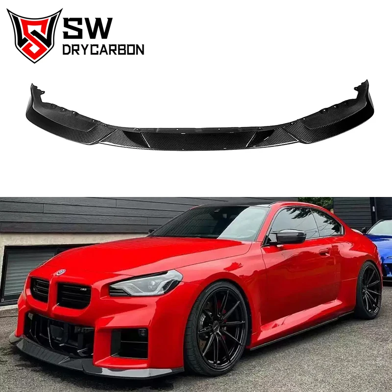 

Dry Carbon Fiber R44 Style Front Splitter for BMW G87 M2 2023 R44 Front Bumper Under Lip Splitter Body Kit