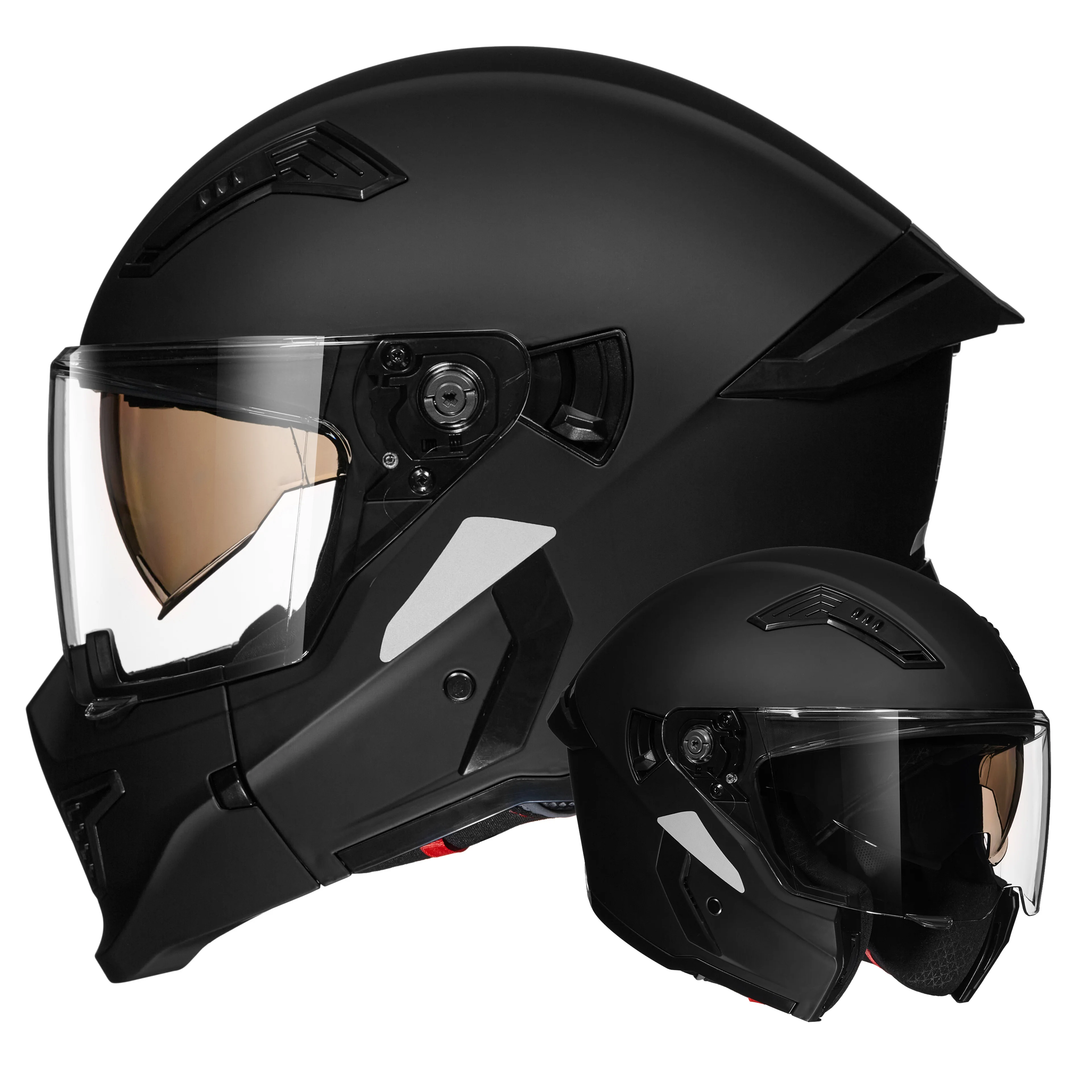 Комбинированный шлем матовый ч – обзор и цена Flip Up Helmet Dual Visor