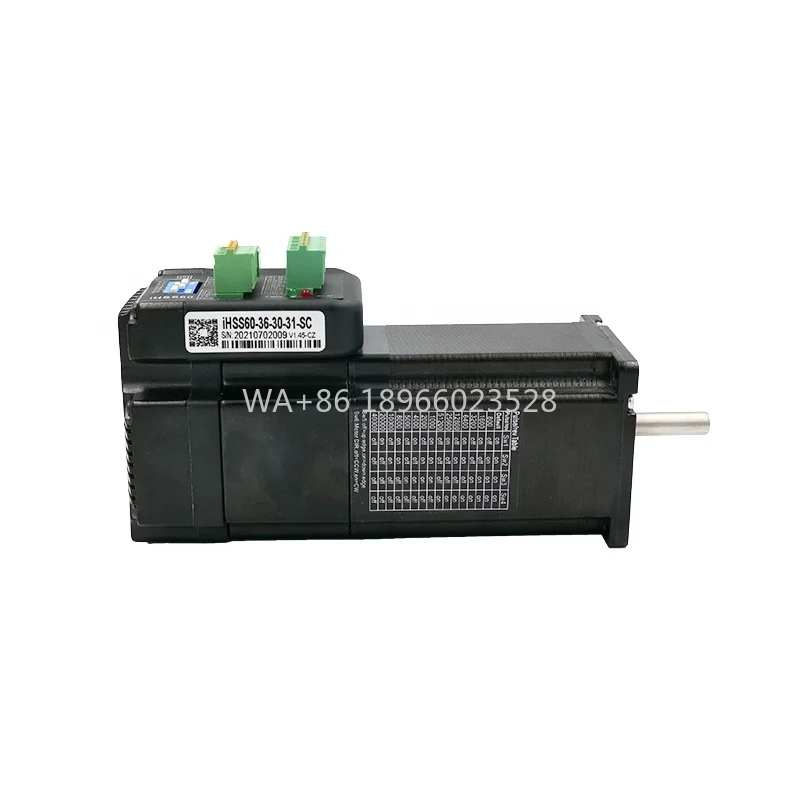 IHSS60-36-30-31-SC محرك فرامل ماكينة الخياطة 3Nm 36VDC محرك متدرج متكامل مع جهاز تشفير سعر جيد نوع هجين