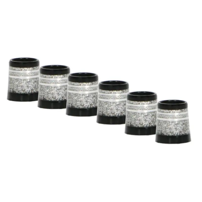 ABME New 10Pcs Golf Ferrules Tip Size 0.370 Golf Sleeve Ferrule for Golf Irons High Quality Club Shafts Accessories Silver