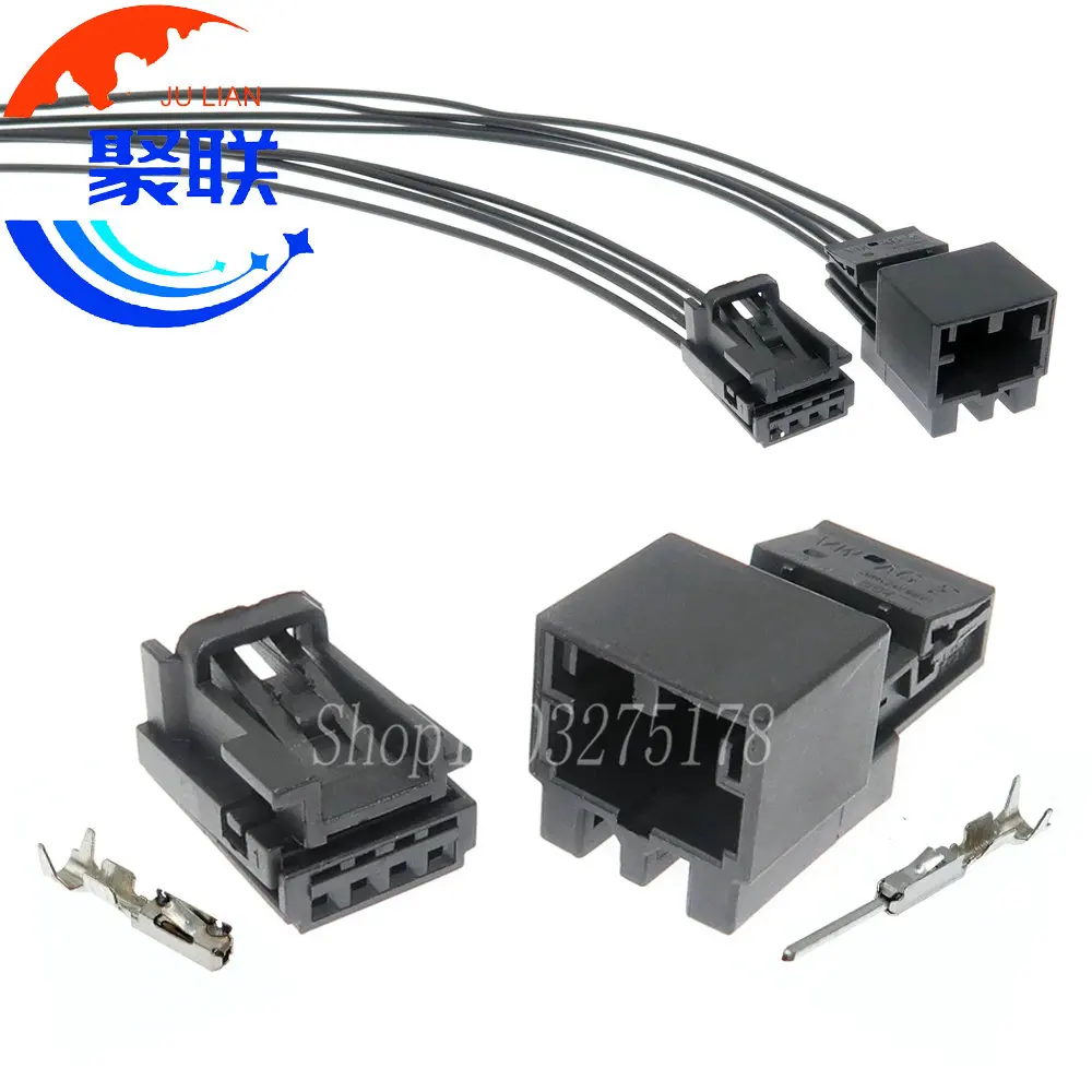 1Set 4Pin 8K0973754 8K0972994 Car Ambient Light Taillight Wire Connector for VW Audi Auto Cable 8K0 973 754 8K0 972 994