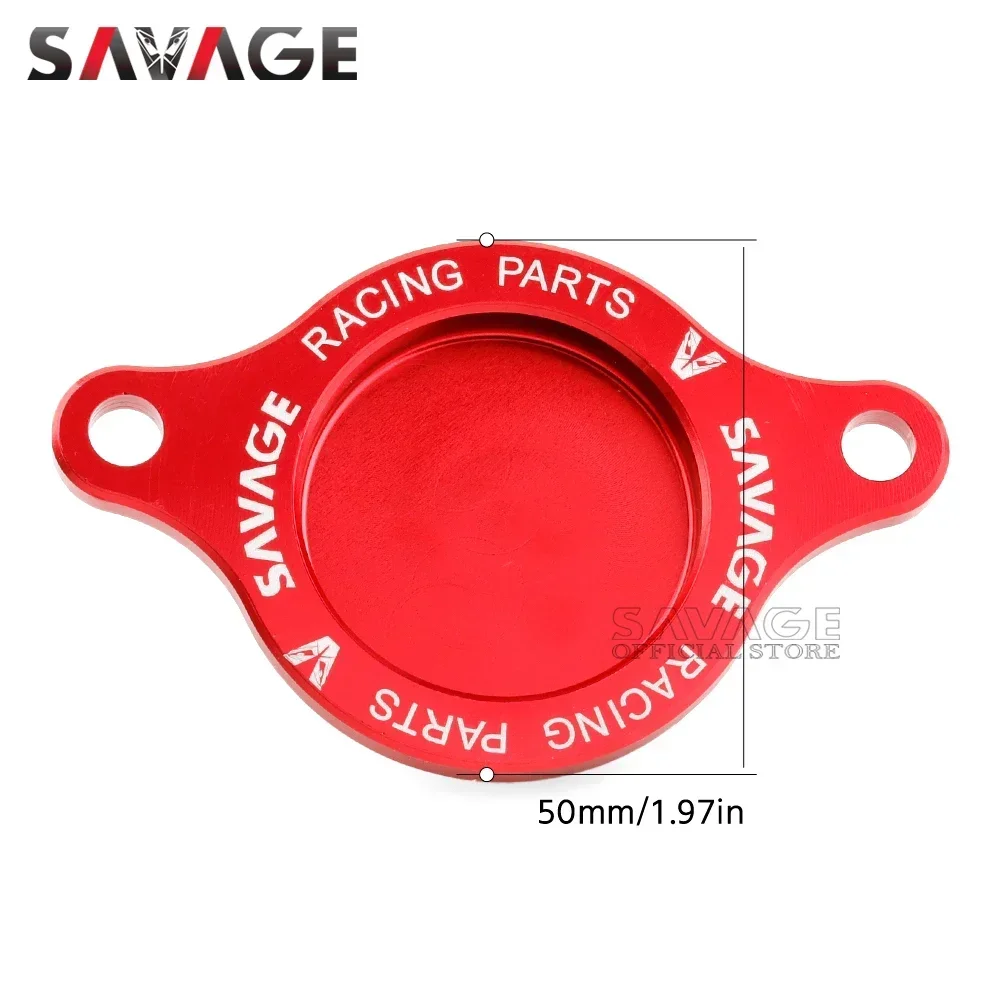 Engine Oil Filter Cover For HONDA CRF450R CRF450X CRF250R CRF250X CRF 250R 250X 450X TRX 450R 450 Motorcycle Crankcase Case Cap