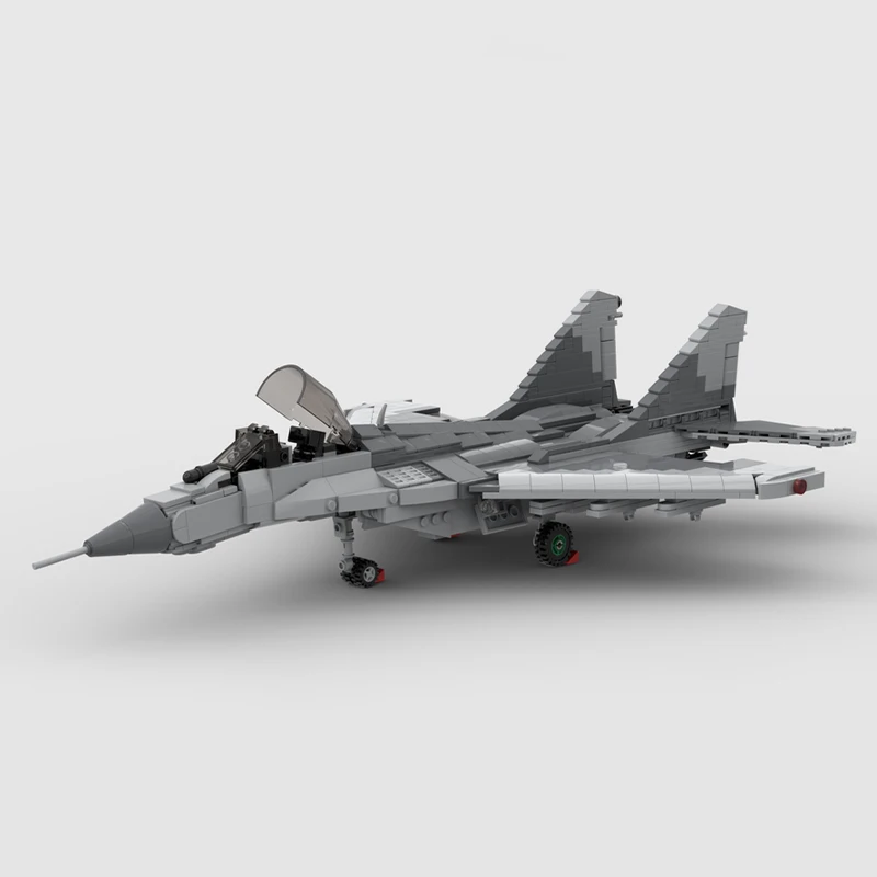 

NEW 995PCS WW2 Military MOC MiG-29A warship Model DIY creative ideas high-tech Children Toy Gift Fighter Plane Blocks