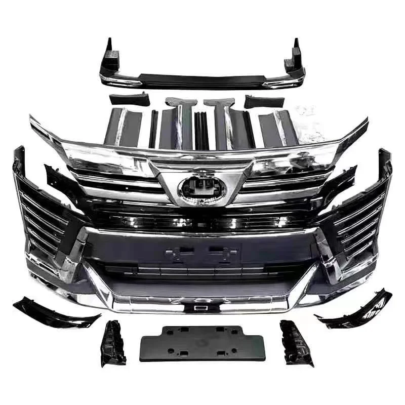 Modification car body kit body kits for toyo-ta alphard 30upgrade restyle facelift convert to vellfire 30 ZG modellista style 5.