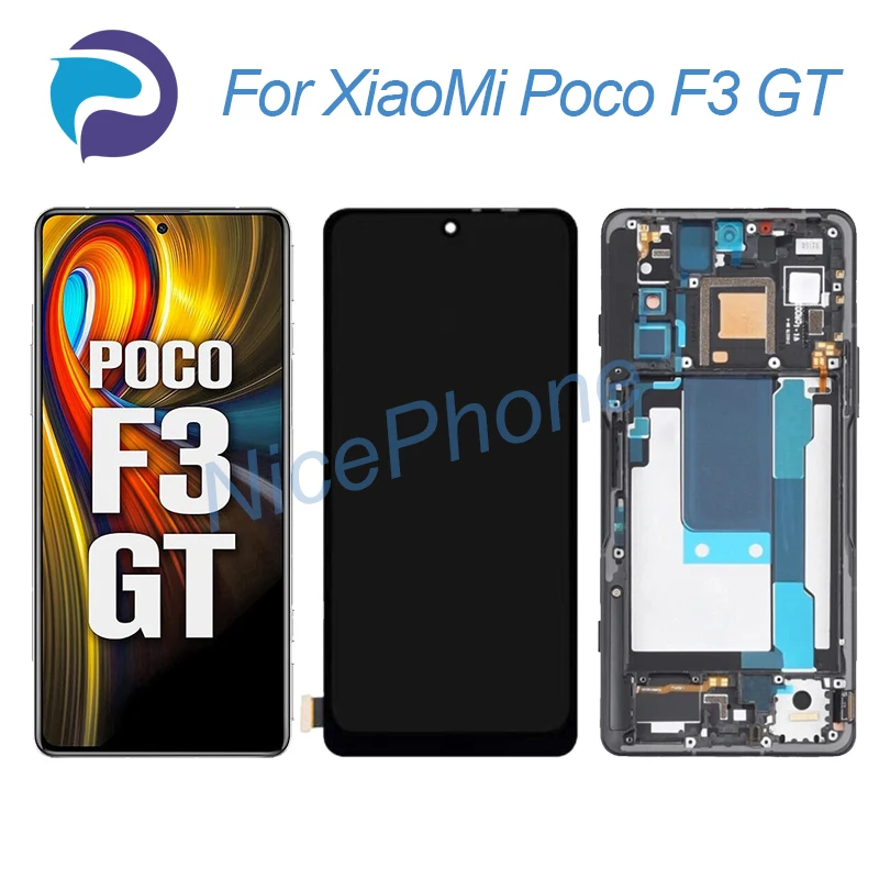 

for XiaoMi Poco F3 GT LCD Screen + Touch Digitizer Display 2400*1080 MZB09C6IN, M2104K10I Poco F3 GT LCD Screen display