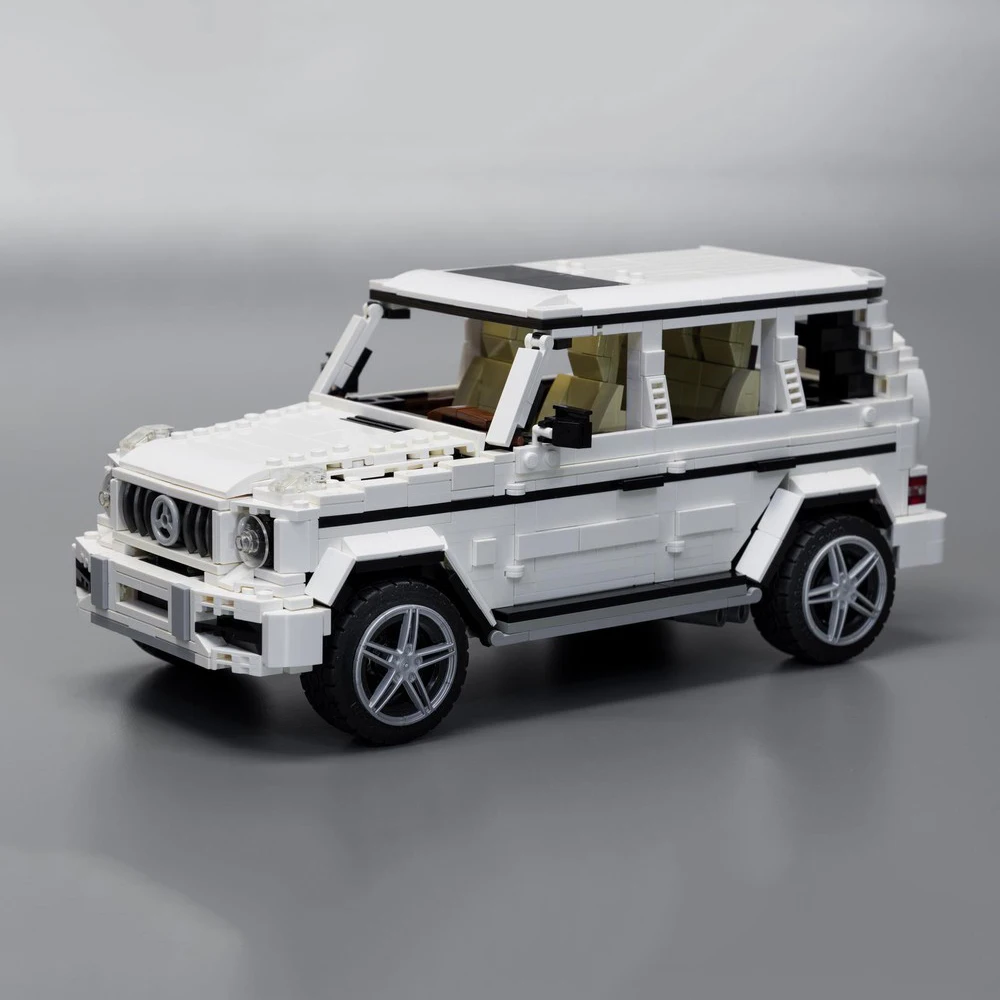 

1437PCS MOC SUV City Garage Vehicle DIY Building Blocks Enlightenment Education Assembly Model Toy Brick Children Birthday Gift