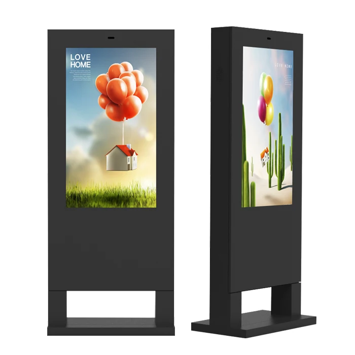 43 Inch Floor Standing Outdoor Wifi Android Advertising IP65 Waterproof Digital Signage
