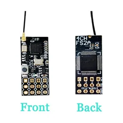 FLYSKY FS-i6 FS-i6X FS-i6S 송신기 RC 쿼드콥터용 미니 호환 PWM 출력, FS2A 4CH AFHDS 2A 리시버