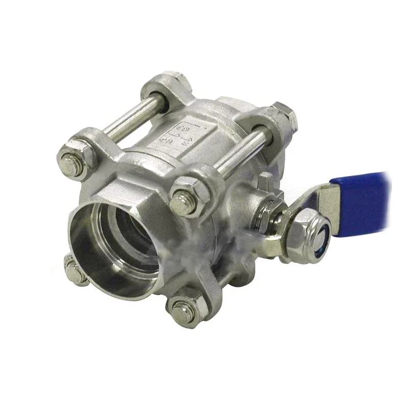 Q61F-16P Stainless Steel 304 Three-piece Socket Welding Ball Valve Heavy Ball Valve 1/2