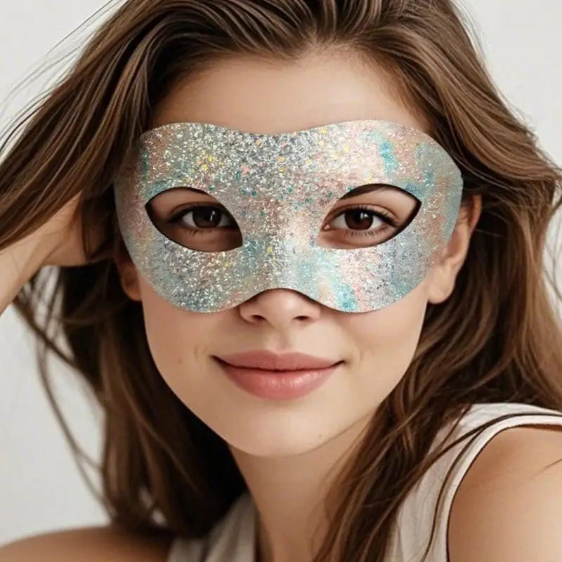 Y3ne masquerades maskers Venetianen feestmasker glitter mardi gras masker met verstelbare riemen vrouwen mannen carnavals prom