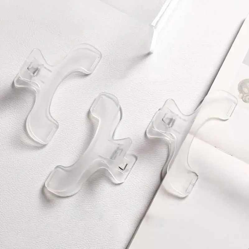 Transparent acrylic plastic book clip simple reading aid fixed book holder niche design practical note holder