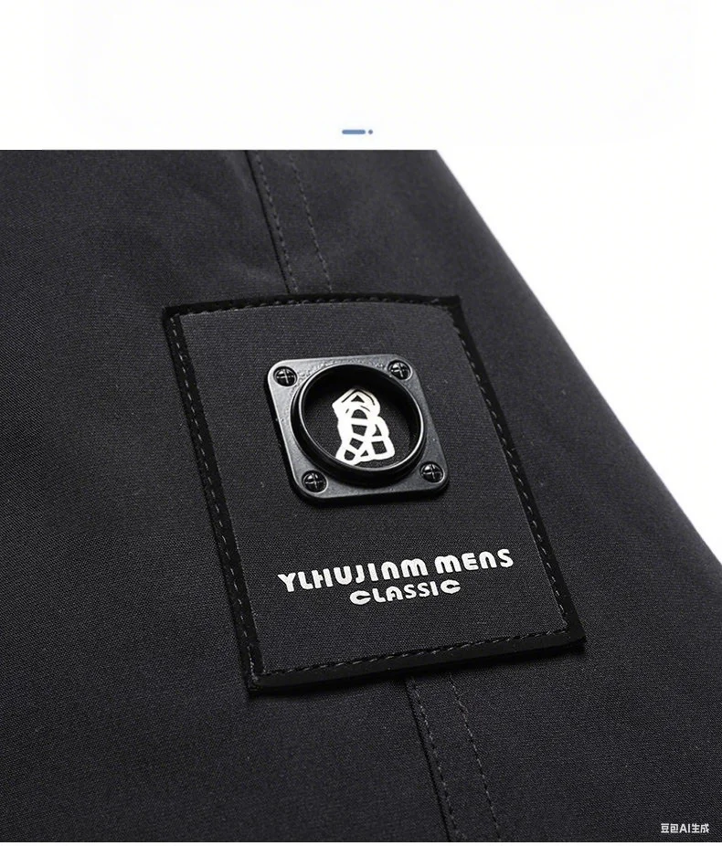 مقنعين الأبيض بطة أسفل سترة 2025 الشتاء سميكة الدافئة معطف بسيط رجالي في الهواء الطلق عادية متعدد الألوان الأحجام المتاحة #5