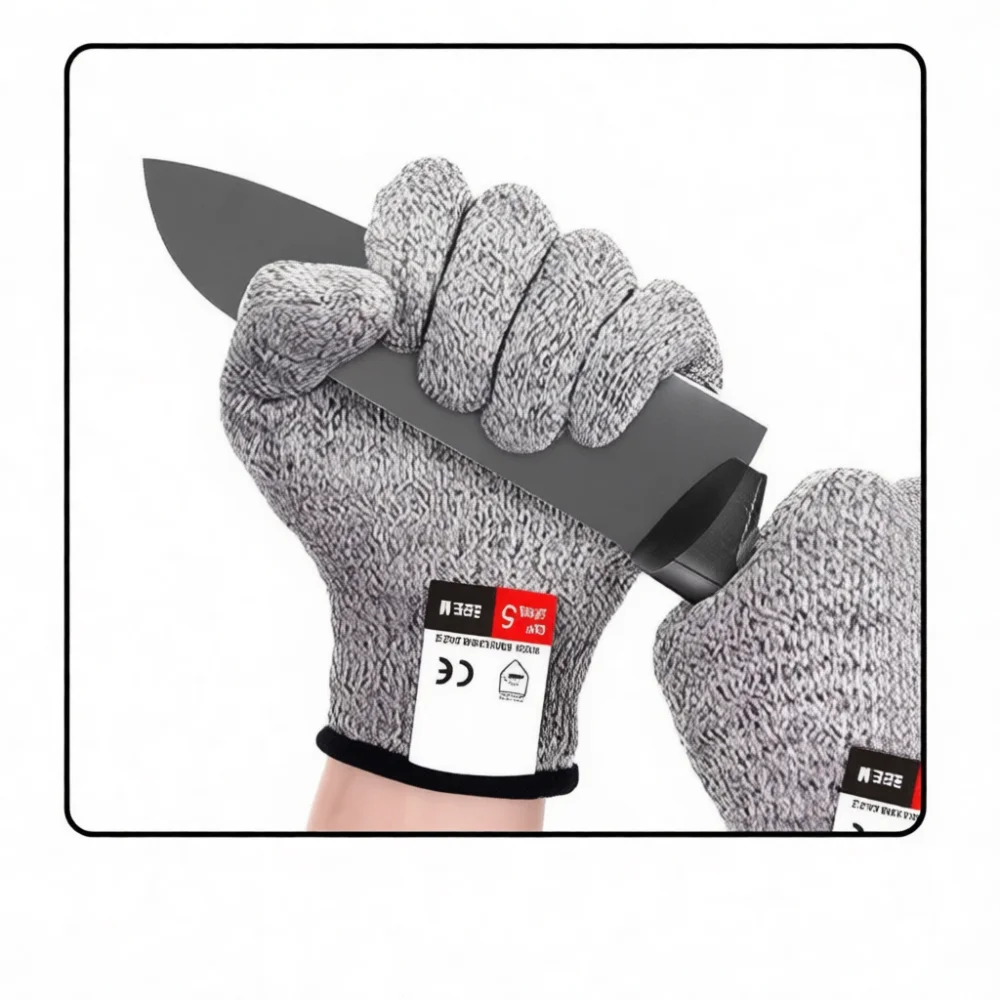 Comfortable Protective Sleeves HPPE Anti Cut Forearm Armor For Gorindu Gardening Woodworking Construction Site Safety Protection
