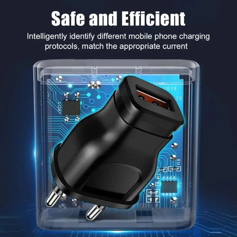 Mobile Phone Chargers AC 5V 1A USB Charger Mini Power Adapter Travel Wall Charger US EU Cell Phone Plug view 5