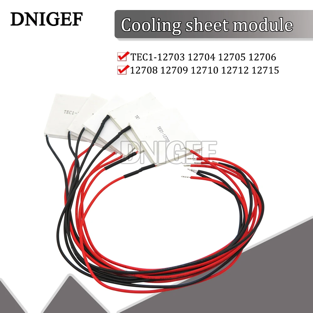 TEC1-12703 12704 12705 12706 12708 12709 12710 12712 12715 12V 6A TEC1-12706 TEC Thermoelectric Cooler Peltier DIY