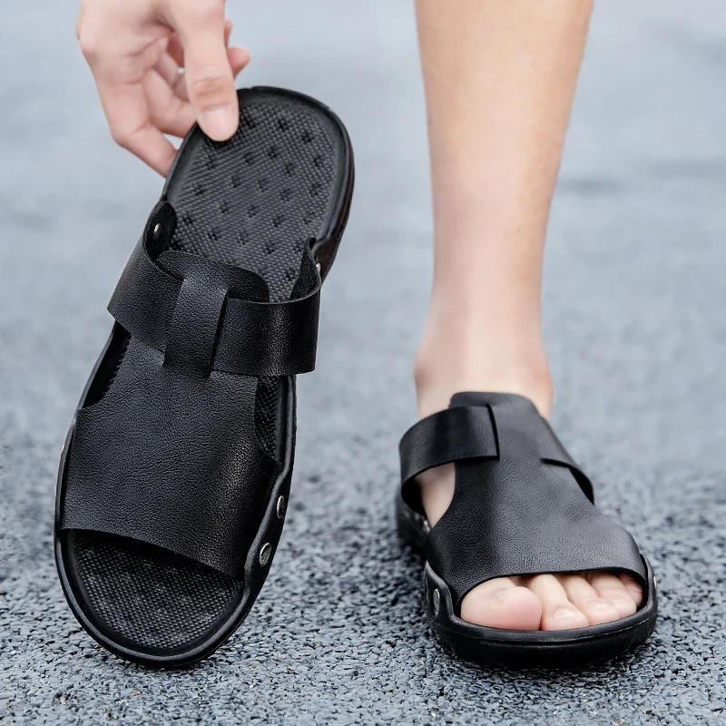 2026 Neue Sommer-Herrenschuhe, Hausschuhe, Herren-Innensandalen, Freizeitsandalen, Leichte Atmungsaktive Strandsandalen für Männer – Detail 3
