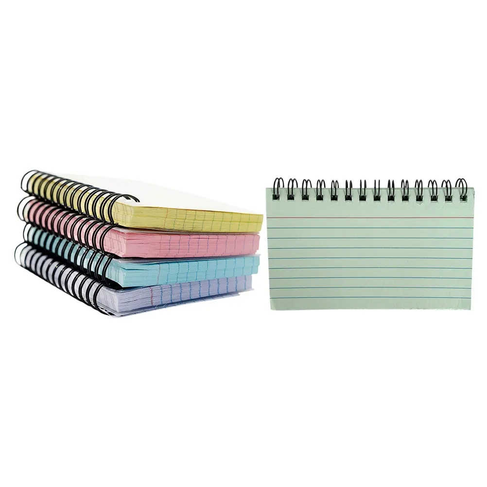 

5 Pcs Notebook Spiral Small Sticky Notepad School Office Lined Writing Pads Electric Wire Travel