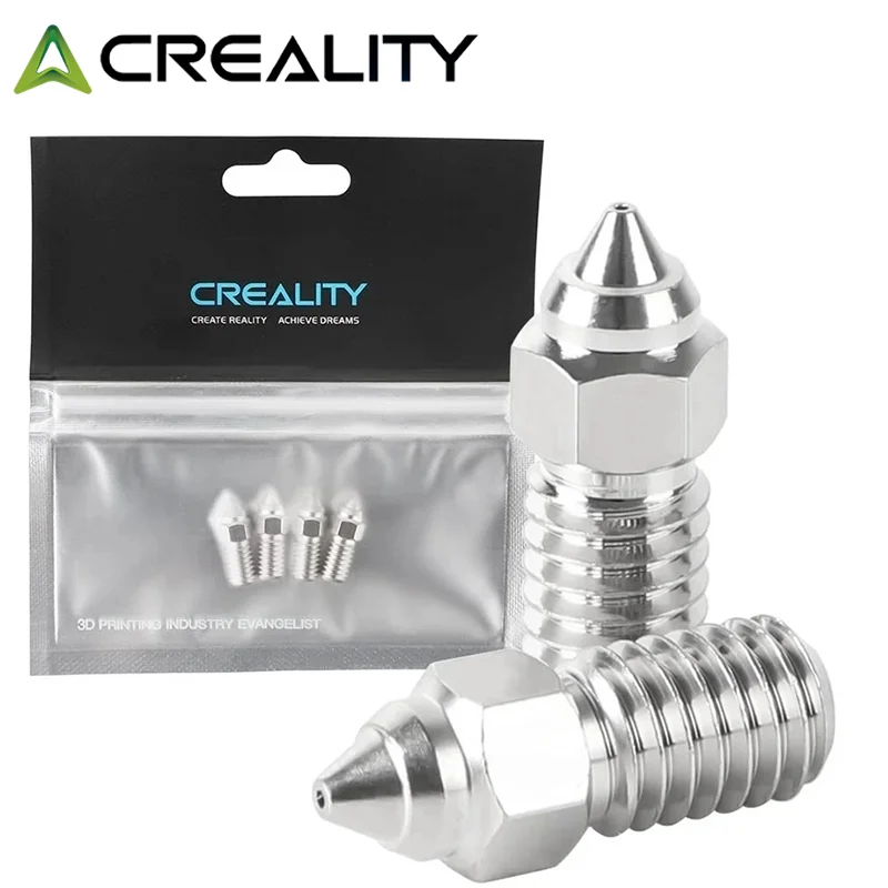 

Creality Official 4pcs Ender 3 V3 SE High-Speed Nozzles,Copper Alloy Nozzle for 3D Printer Ender 5 S1, Ender 7/Spider Hotend 1.0