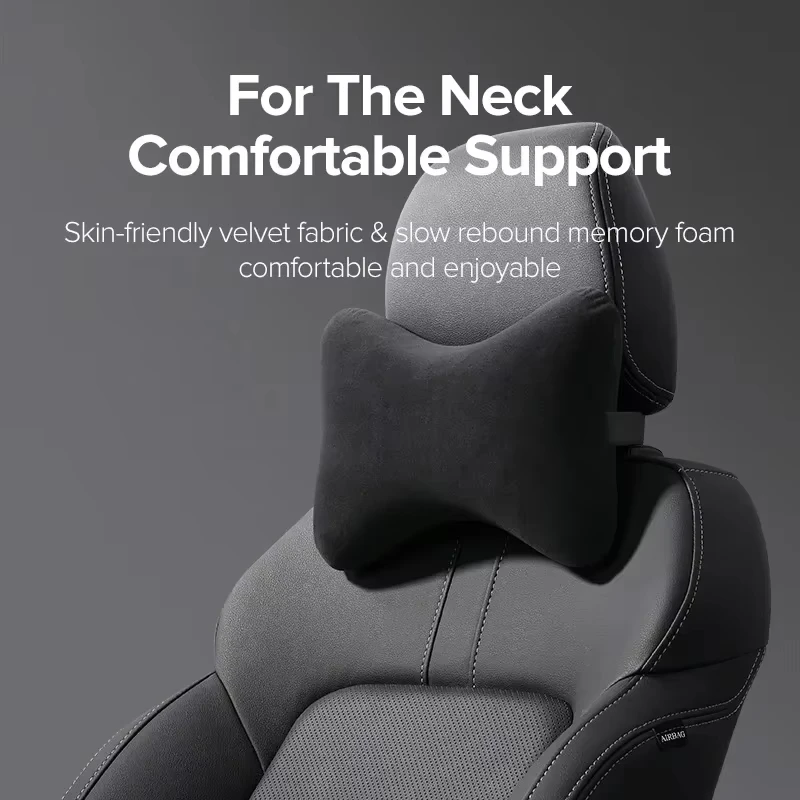 

Adjustable Auto Head Neck Pillow Bound shaped Memory Foam Car Seat Support Waist Cushion Massage Neck Car Headrest