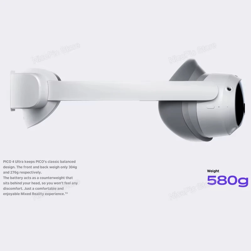 نظارات الواقع الافتراضي اللاسلكية PICO 4 Ultra MR ثلاثية الأبعاد 6DOF شاشة الواقع الافتراضي 4K لألعاب البخار 256G Mac Windows Mobile الكل في واحد