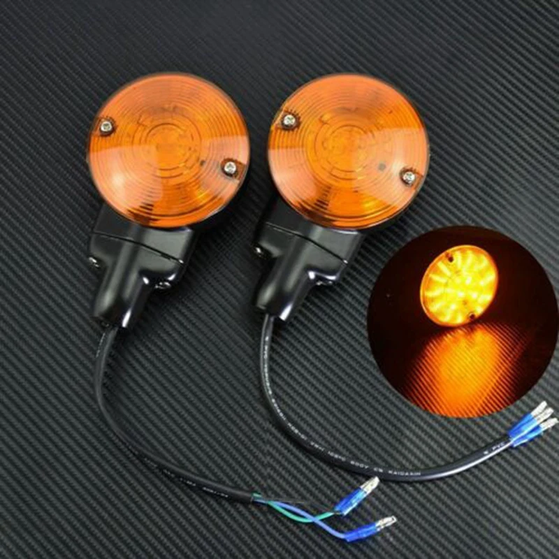 

Motorcycle Parts Front Flat Turn Signal Light For Touring Electra Tour Glides FLSTC Heritage 1986+