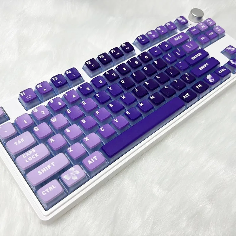 

125Key SAX Highly Keycap Dopamine Style Custom Keycap PBT Sublimation Bottom Translucent Keycap Suitable For Mechanical Keyboard