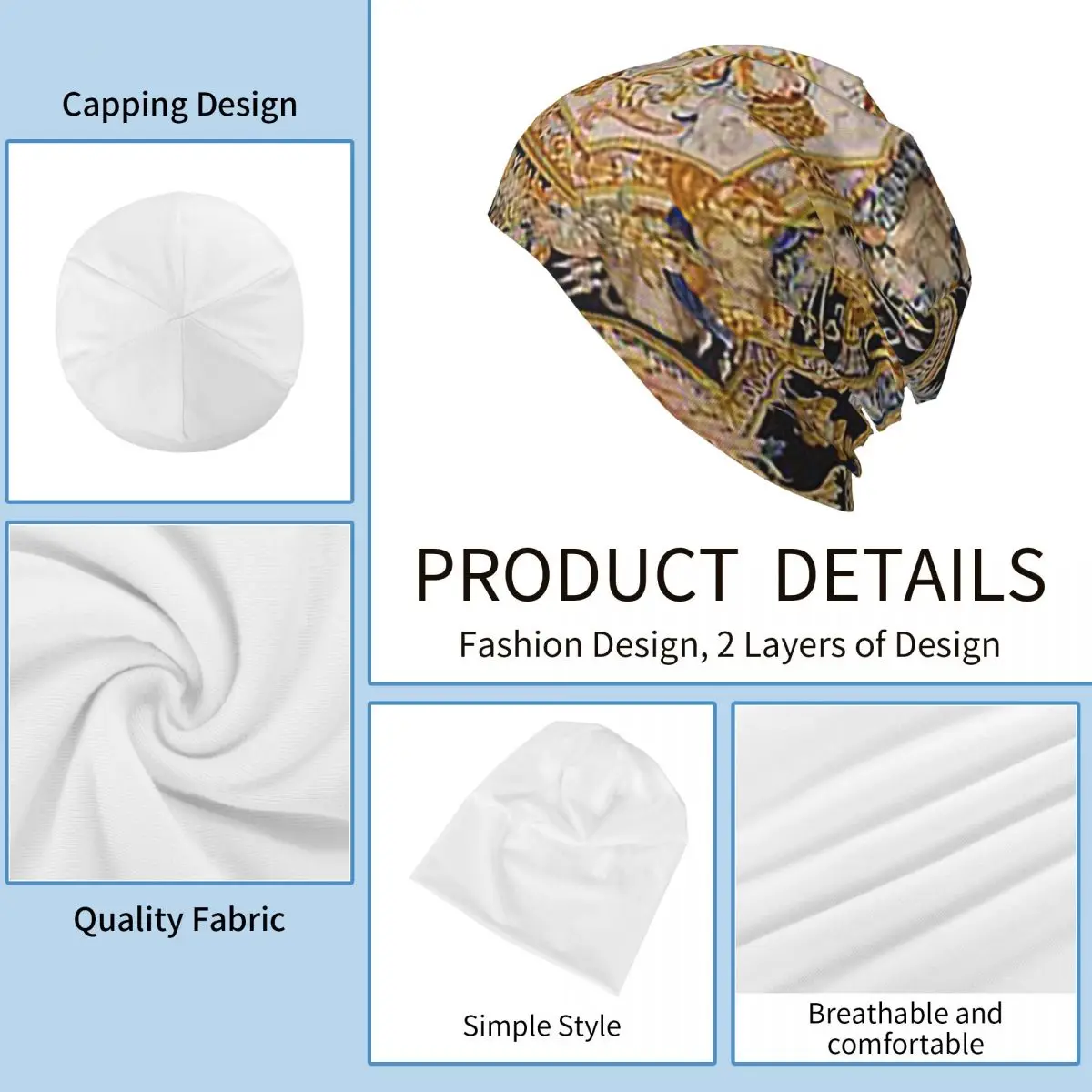 الباروك الجنون الدافئة محبوك قبعة الهيب هوب بونيه قبعة الخريف الشتاء في الهواء الطلق بيني القبعات للرجال النساء الكبار