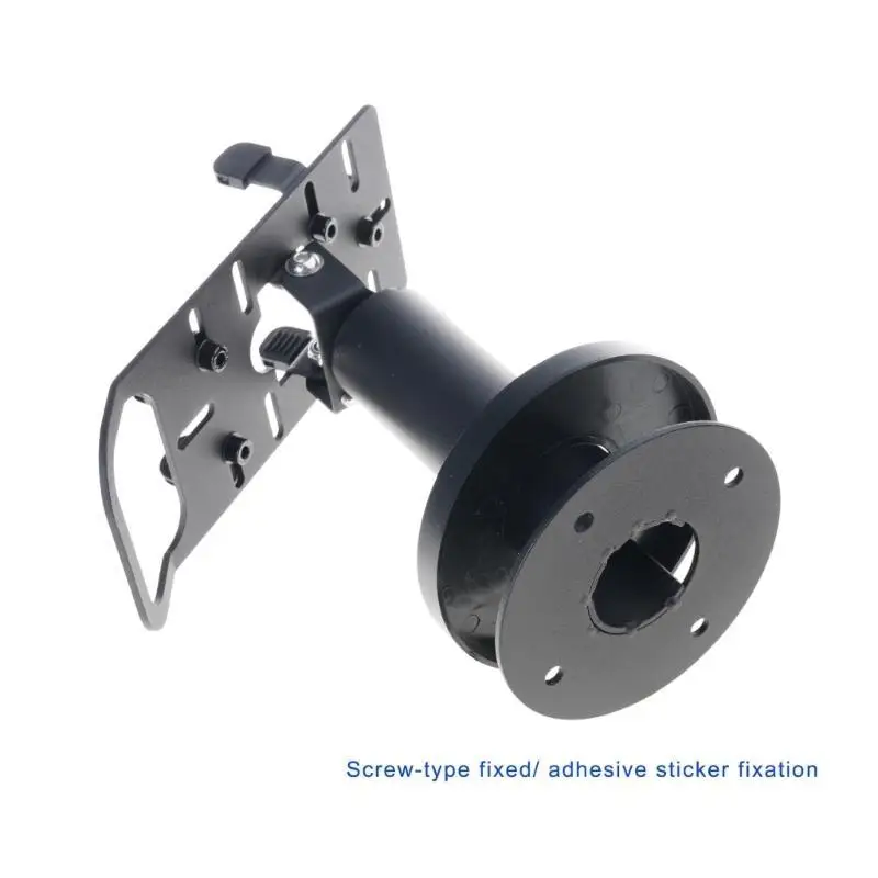 R53C Universal Credit Card Terminal Stand with Internal Wire Routing Adjustable Clamp for 70-100mm Width Device