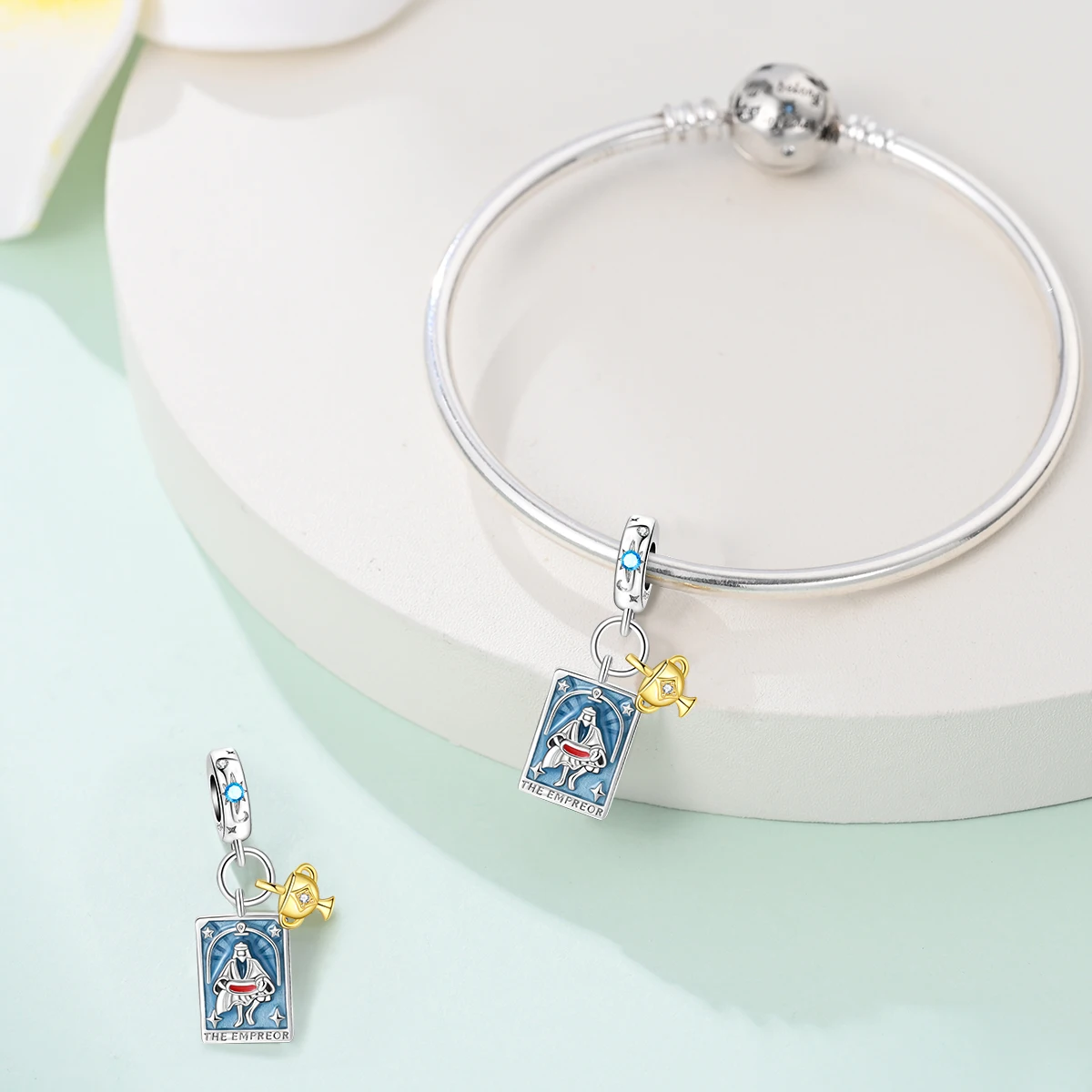 سحر الأصلي 925 فضة الإمبراطور الكأس المقدسة قلادة الخرز صالح سوار Diy غرامة هدية المرأة حساسة مجوهرات الإكسسوار