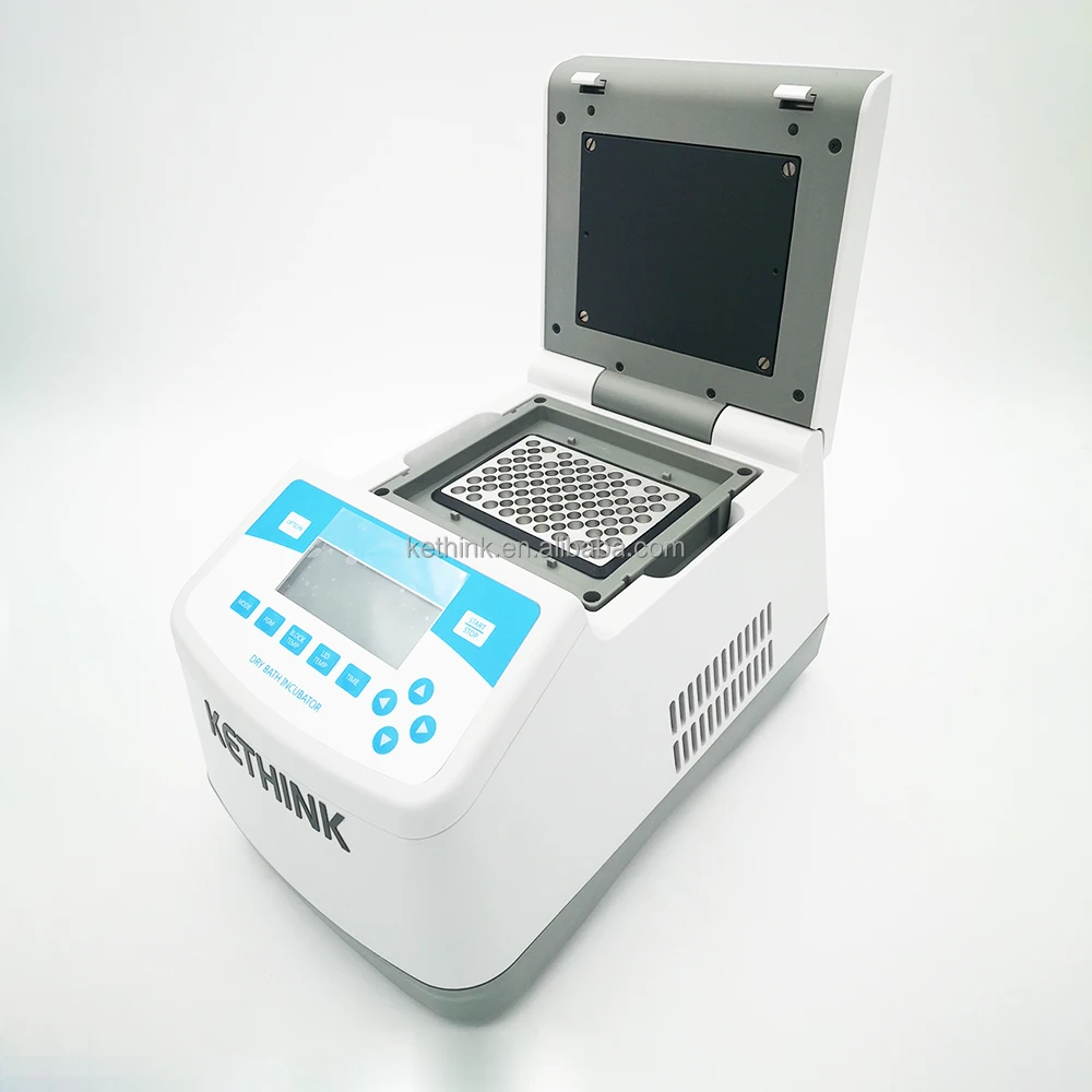 

Laboratory Sample Incubation Instrument KETHINK KT-ES1000 Dry Bath Incubator(Heating Lid Metal Bath) with ES Series Block