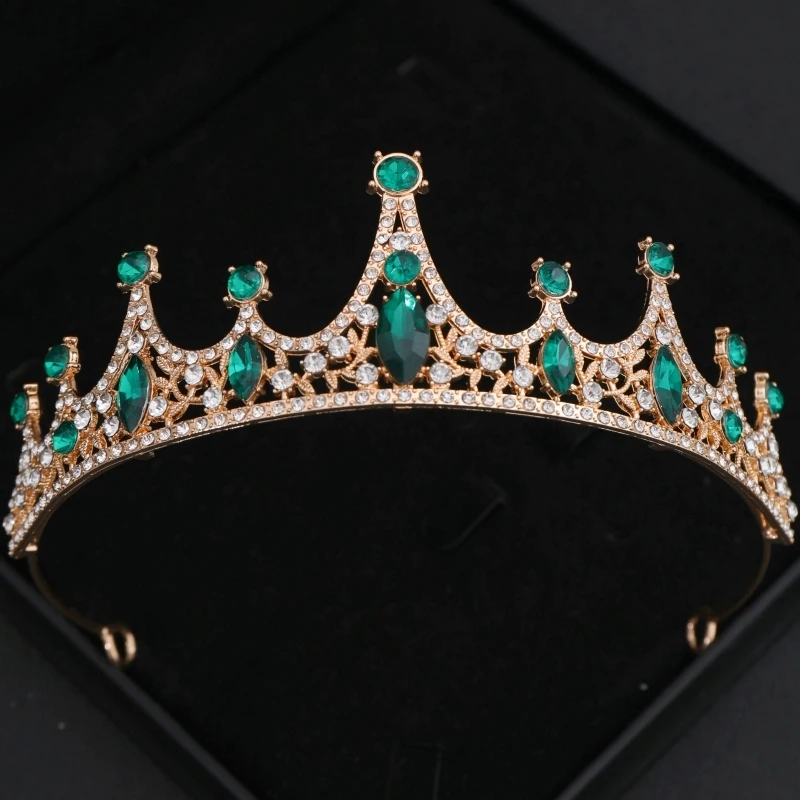 Серебряный цвет, хрустальные диадемы и короны, свадебная вечеринка, корона принцессы для женщин, свадебные головные уборы, аксессуары, ювелирные изделия, подарки в диаметре