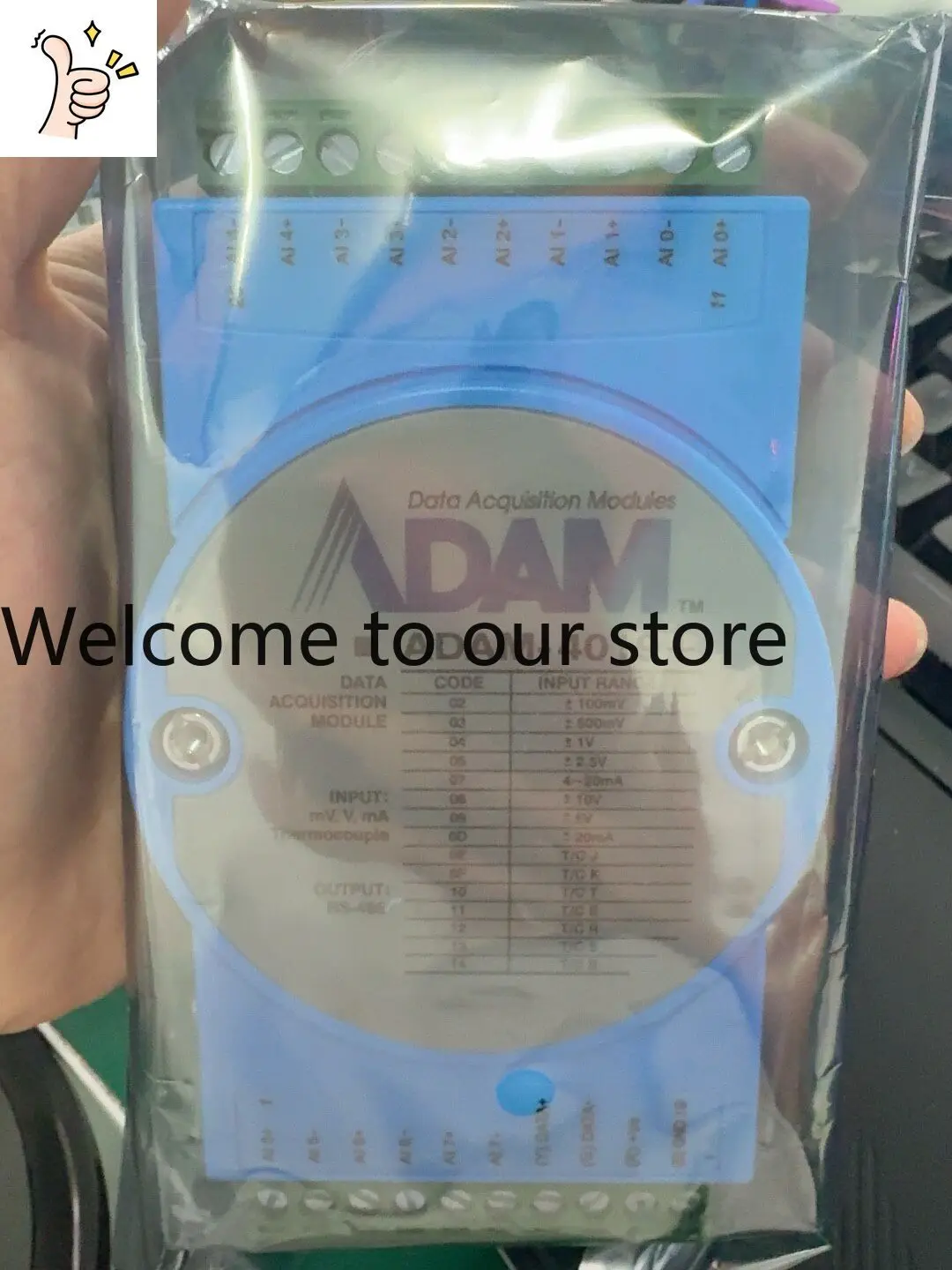 Advantech ADAM-4019 + Data Collection Module, Brand New And Unopened, Normal Function,