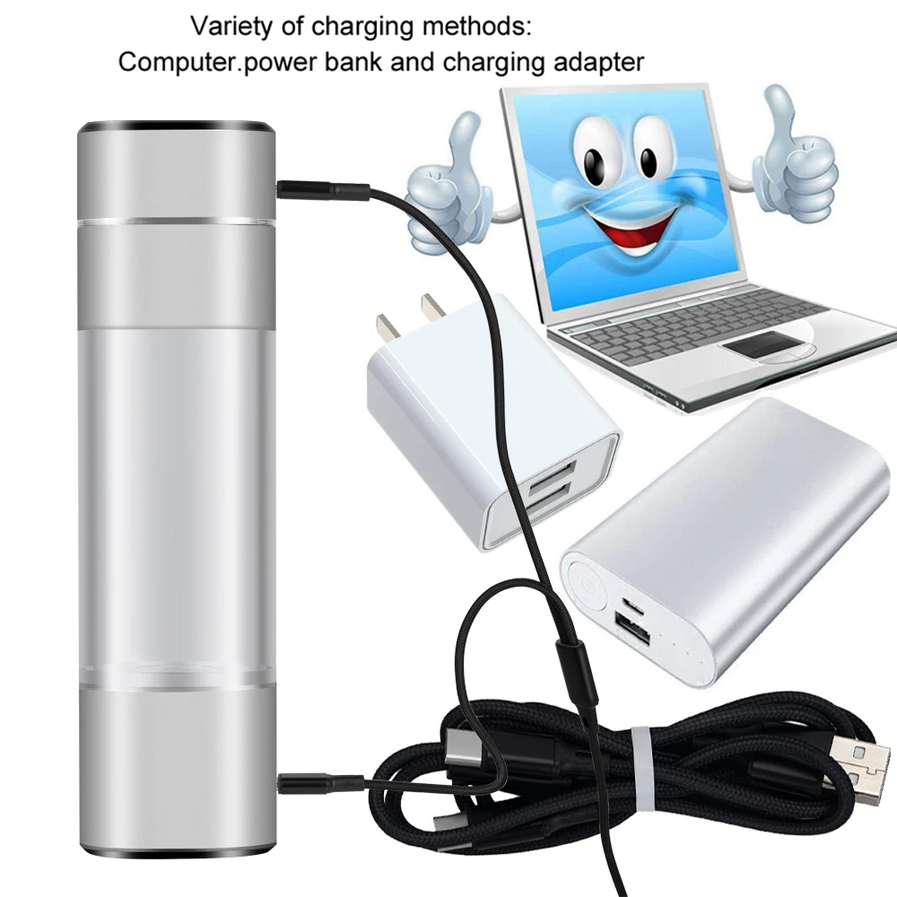 IHOOOH كوب ذكي 7.8 هرتز التردد المنخفض الرنين جزيء صغير المياه الغنية الهيدروجين مولد المياه زجاجة صغيرة H2 التهوية