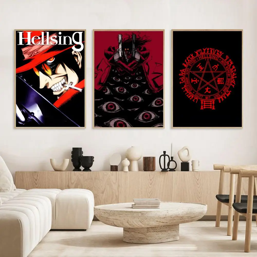 Anime H-Hellsing U-UltimateS Poster Holiday Gifts Decoration Designed For Home Restaurant Office Space Wall Art