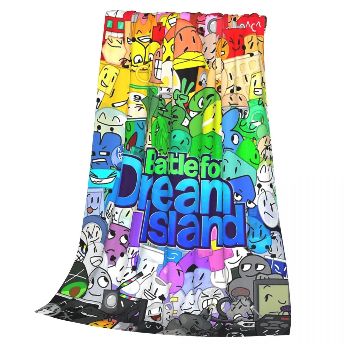 BFDI Cast 2024 Blankets Soft Warm Flannel Throw Blanket Bedding for Bed Living room Picnic Travel Home Sofa