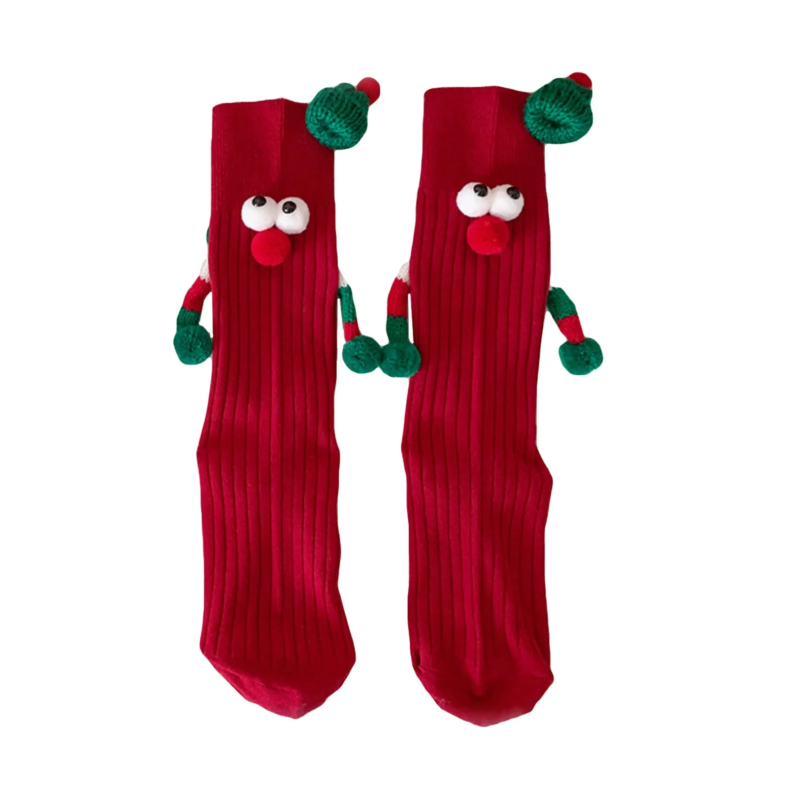 1pc frauen weihnachts socken niedliche magnetische mittel rohr karikatur socken mittel rohrs ocken lustige socken hunted anzeigec je je st arheft geschenk косплей аниме