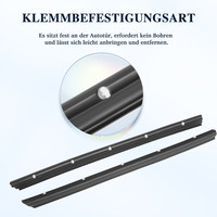 2PCS Front Door Gasket Seal Rubber Trim 7H0837565A For VW Transporter T5 T6 Car Accessories 7H0837566A