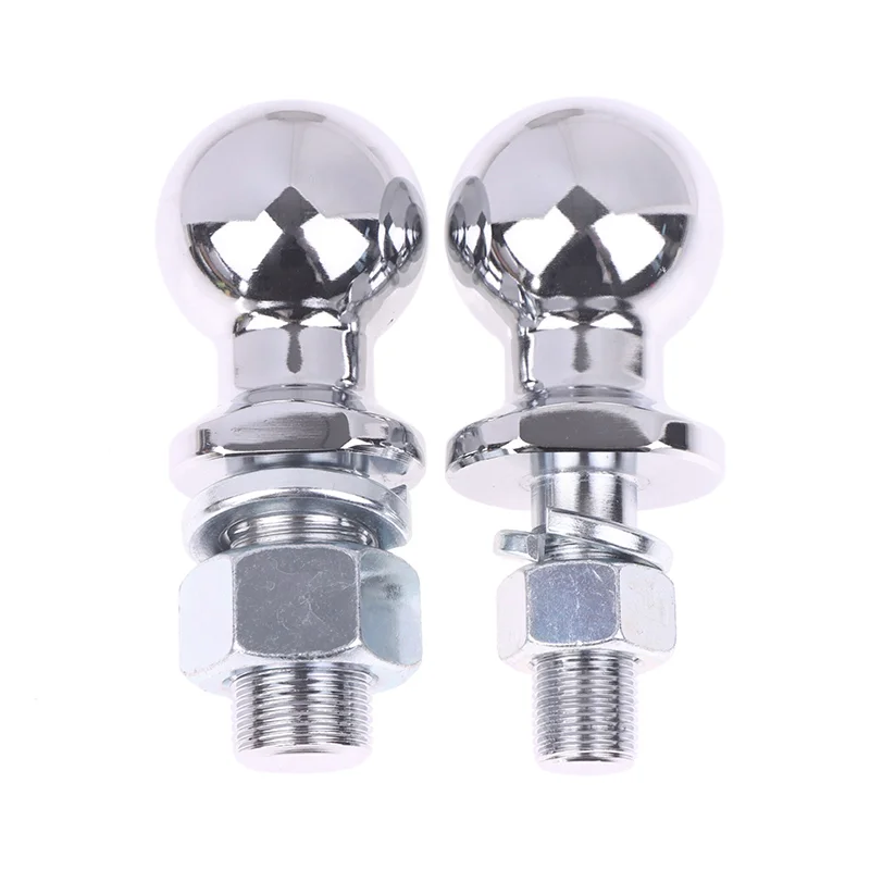 مكونات تخييم RV 50 مم وصلة من الفولاذ المقاوم للصدأ أجزاء مقطورة كرة سحب من الكروم Bola De Remolque Con Rosca