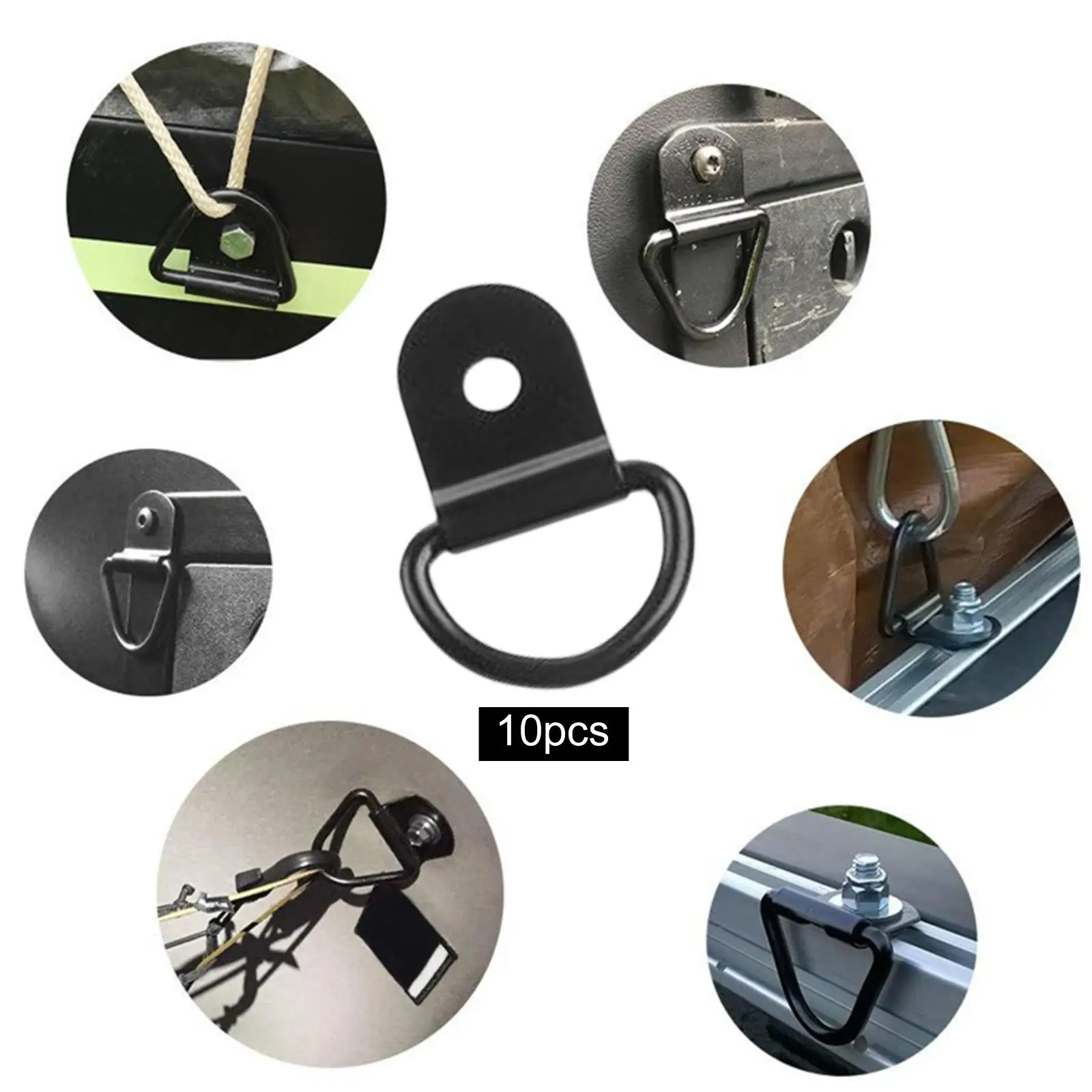 

2x10 шт. анкерные фитинги из нержавеющей стали, крепежный крюк для прицепов, внедорожников, лодок, автомобилей